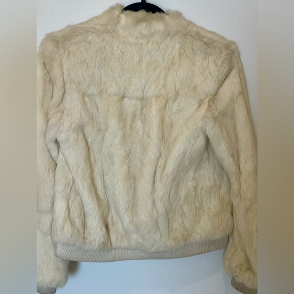 Vintage Genuine Rabbit Fur Bomber Jacket - Dino Ricco - Picture 4 of 15